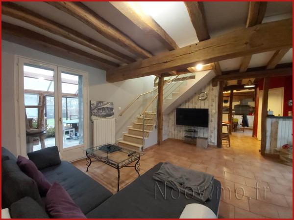 Fermette 4ch, terrain avec étang, dependance