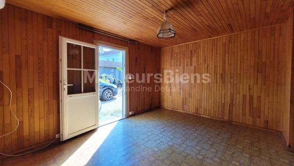 Maison T2 27m², terrain 120 m², en centre ville