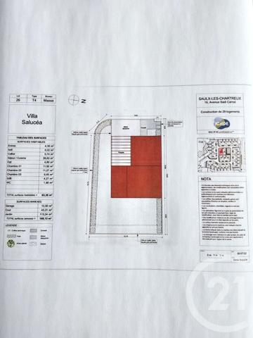 Maison à vendre  4 pièces - 83 m2 SAULX LES CHARTREUX - 91