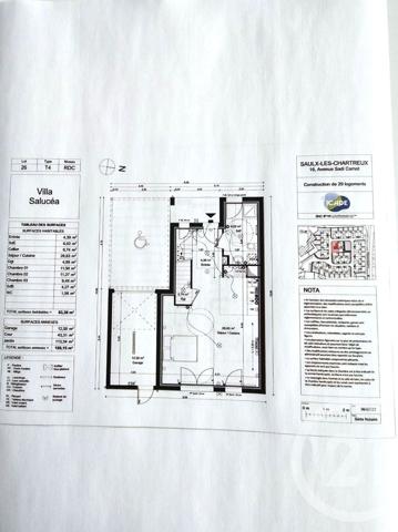 Maison à vendre  4 pièces - 83 m2 SAULX LES CHARTREUX - 91