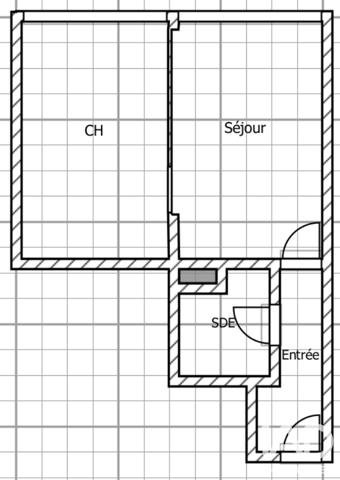 Studio à vendre 34,29 m² Le Chesnay-Rocquencourt
