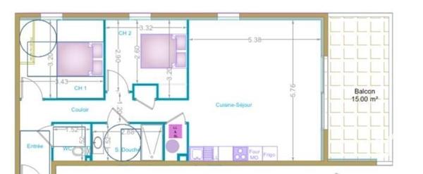 Appartement à vendre 3 pièces 70 m² Saint-Aygulf