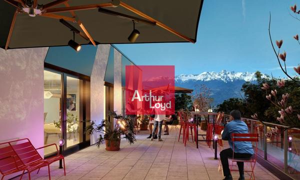 Bureaux à louer neufs à Meylan divisibles avec grande terrasse
