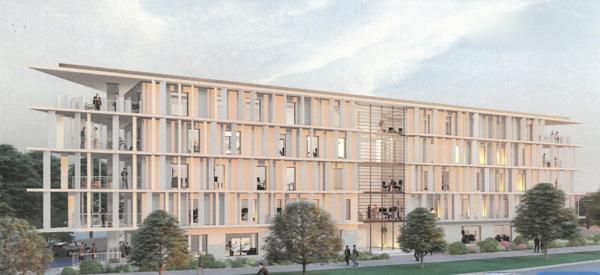À VENDRE : Bureaux avec terrasses privatives au sein de l'immeuble en R+ 4 "Le Saint-Exupéry" à Saint-Etienne