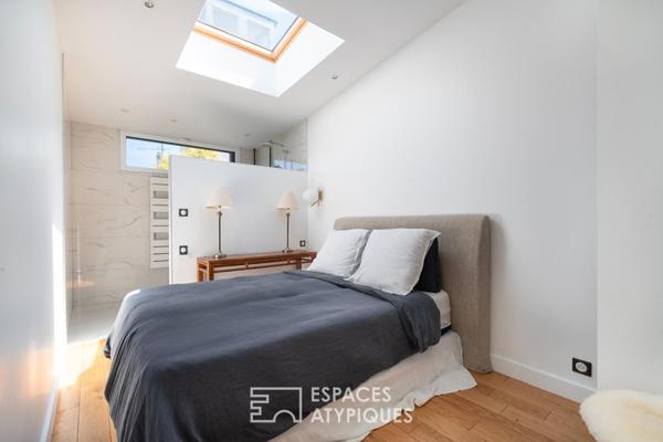 Loft en duplex avec patio et terrasse