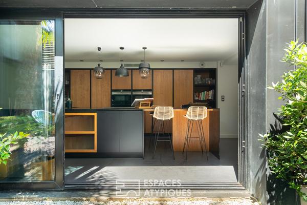 Loft en duplex avec patio et terrasse