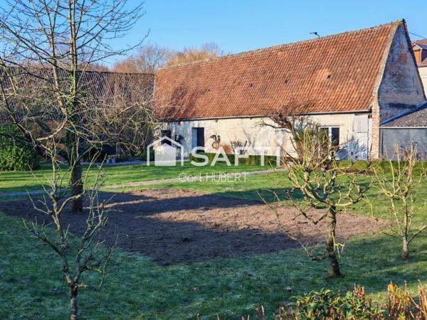 Propriété d’exception – 305 m² habitables – 2 logements – 11 garages – Terrain constructible – Abbeville