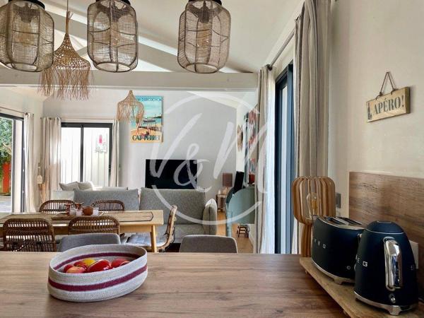 EXCLUSIVITE! VILLA A VENDRE ARES! Maison ossature bois 4 chambres à Arès proche plage du Bassin et centre-ville avec piscine et prestations haut de gamme ARES Cercle de voile