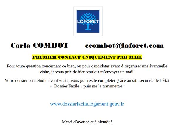 Location appartement près de LORIENT - 2 pièce(s) - 28 m² - 600 €/mois