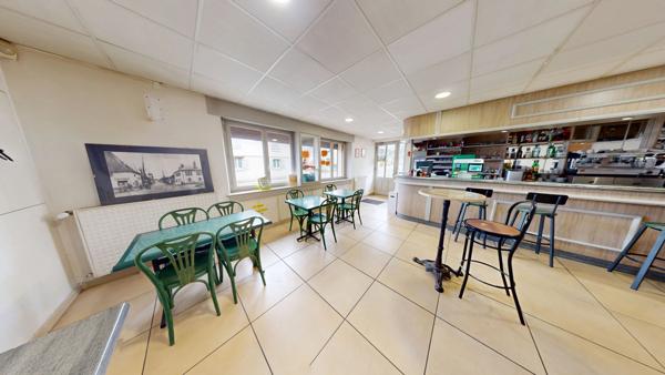 Ensemble immobilier loue avec bail en cours, appartement plus murs commerciaux.