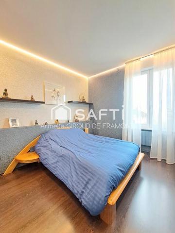 À Mulhouse (68100) duplex élégant et lumineux de 87 m2 (120 m2 au sol), proche quartier Nouveau Bassin, à proximité des commodités .