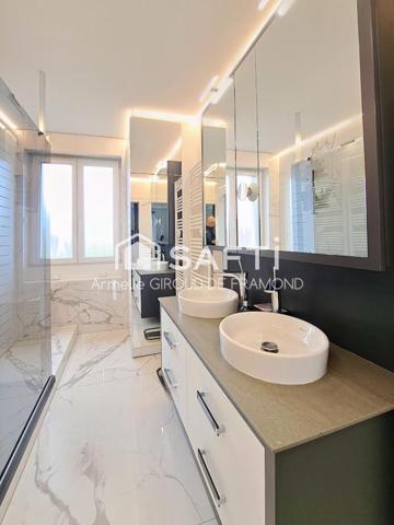 À Mulhouse (68100) duplex élégant et lumineux de 87 m2 (120 m2 au sol), proche quartier Nouveau Bassin, à proximité des commodités .