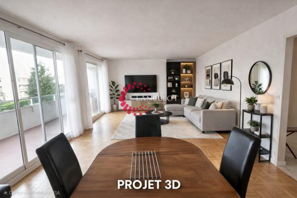 6 pièces 152 m² avec grand balcon, vue dégagée et garage en option