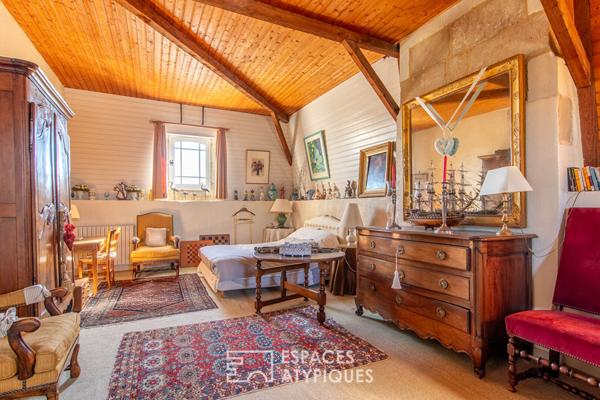 Maison de maître et dépendance en coeur de ville