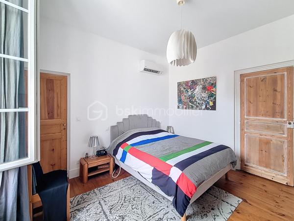 COUP DE COEUR ASSURÉ  : BSK Immobilier et Patrice CITTERIO-QUENTIN vous ouvrent les portes d'une véritable perle rare, nichée dans un quartier calme et résidentiel du centre-ville d'Agen. Un havre de paix où le charme de l'ancien s'associe à un confort absolu,.
Une décoration contemporaine soignée et des matériaux de grande qualité (magnifique travertin, boiseries chaleureuses). Tout a été pensé avec le meilleur goût. Cela donne à cette maison un esprit cosy et chaleureux unique en plein centre-ville.

Au RDC les pièces de vie , traversantes, cuisine semi ouverte qui donne accès au jardin avec son bow-window très anglais. A l'étage deux grandes chambres qui partagent la salle de bain type "Bateau".

Situé à l'arrière, ce jardin clos (exposé plein sud) offre un calme absolu et sans aucune nuisance. Le luxe de la campagne en ville !

Tout à pied : Écoles, commerces, médecins et commodités sont au bout de la rue.

La maison est entièrement climatisée pour un confort optimal.

Vous cherchez une bulle d'air dans le Sud-Ouest ? Grâce à la gare d'Agen, cette maison devient le pied-à-terre parfait : reliez Paris-Montparnasse en seulement 3h15 de TGV direct. Idéal pour télétravailler au vert ou s'offrir des week-ends prolongés en Lot-et-Garonne.

Idéale pour des primo-accédants ou jeunes couples qui recherchent un premier achat sécurisant, sans budget travaux et proche de l'animation urbaine.

Une visite s'impose pour confirmer le coup de foudre. Ne laissez pas passer ce petit bijou, contactez-moi vite !