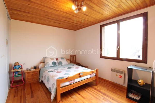 Venez découvrir cette belle maison au style landais et aux volumes généreux, située à seulement 20' de Mont-de-Marsan.
Elle est composée d'une grande cuisine de 24m², un salon séjour, un cellier, trois chambres, salle de bain, WC
A l'étage, un palier dessert deux autres grandes chambres, ainsi qu'une salle d'eau.
Un plateau d'environ 60m² est également aménageable selon ses envies, un véritable potentiel à exploiter !
Côté extérieur, la parcelle est dans un environnement calme et sans vis-à-vis. Vous pourrez également profiter d'un terrasse abritée et aménagée, idéale pour les soirées d'été !
Vous trouverez également un garage fonctionnel d'environ 60m², idéal pour stocker, bricoler et/ou garer votre véhicule !
La maison est équipée du double vitrage, clim réversible, chauffage au bois et radiateurs électriques. 
Située dans un village dynamique, la maison bénéficie d’un environnement privilégié avec gare desservant Bordeaux, ainsi que toutes les commodités à proximité : école en regroupement pédagogique, cabinet médical, pharmacie, infirmiers et commerces de proximité.
Pour toute demande d'information ou visite, contacter Nicolas GARDIES : 06.20.99.03.07