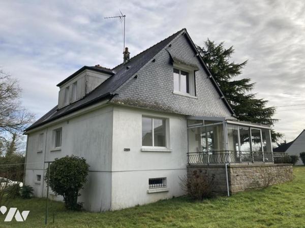 Maison et terrain constructible à vendre Guer Morbihan 56