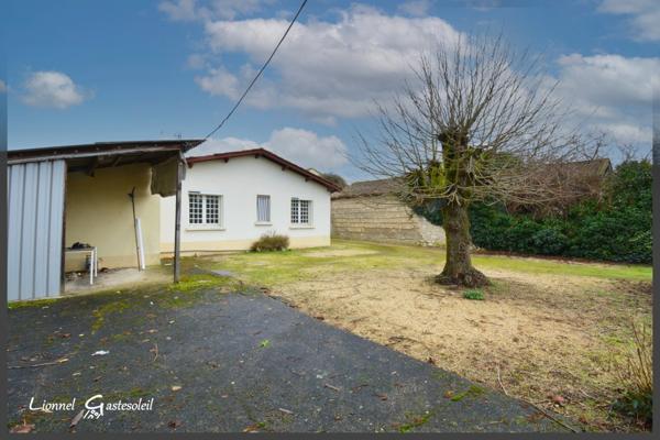 Maison à vendre de plain pied 3 chambres sur la commune de Saint Antoine de Breuilh (24)