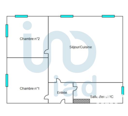 Appartement à vendre 3 pièces 48 m² Lorient