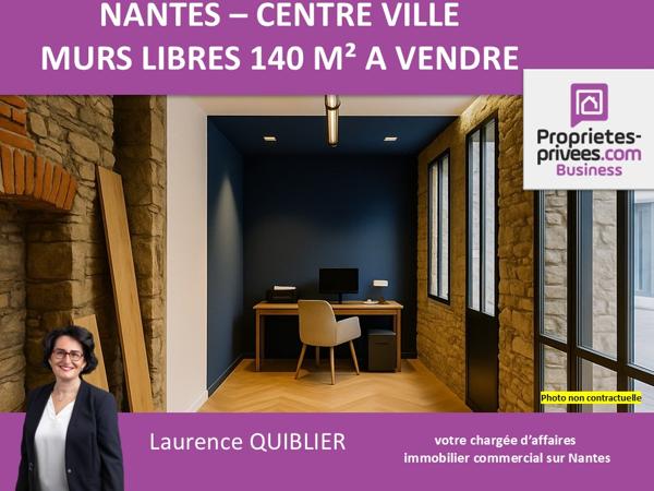 44000 NANTES - LOCAL COMMERCIAL LIBRE 140 M²  A VENDRE