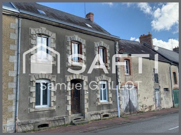 Maison de ville à rénover avec de beau volume