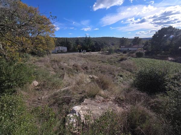 LAVAL PRADEL (30) terrain à bâtir 1781m² bien exposé avec permis valide.