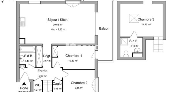 Location Appartement 4 pièces 83 m² - Sciez 74140