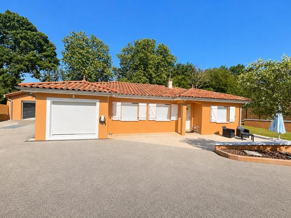 Maison de plain-pied 115 m² – 4 chambres – Terrain clos et piscinable de 720 m²