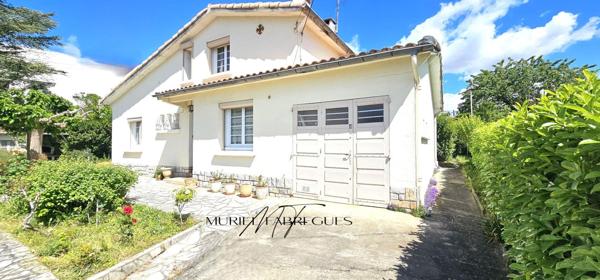 Maison T6 à Castelnaudary de 120m2, 4 CH, jardin, garage, DPE en D, proche commerce