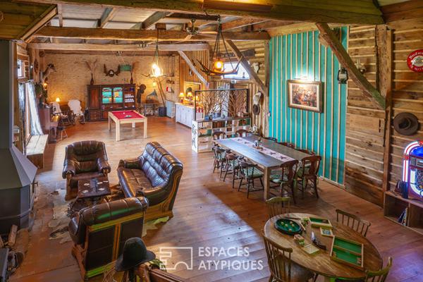 Domaine équestre à l’esprit western