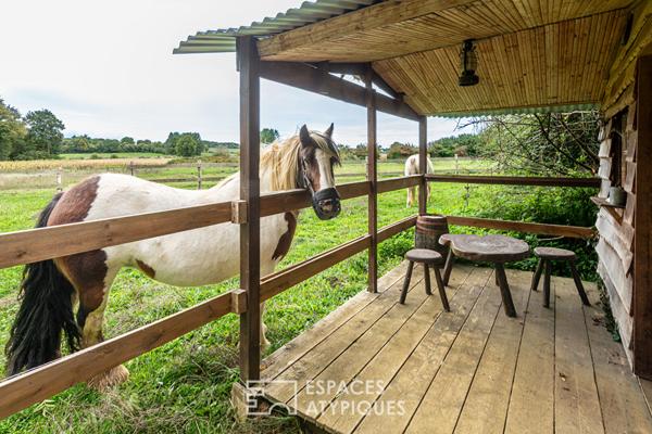 Domaine équestre à l’esprit western