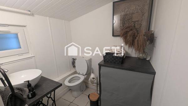 Aulnay maison de 91 M2 2 chambres, terrasse et atelier