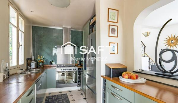 maison ART DECO de 1929 quartier STE WANDRILLE très prisé, proximité St-Germain-en-Laye