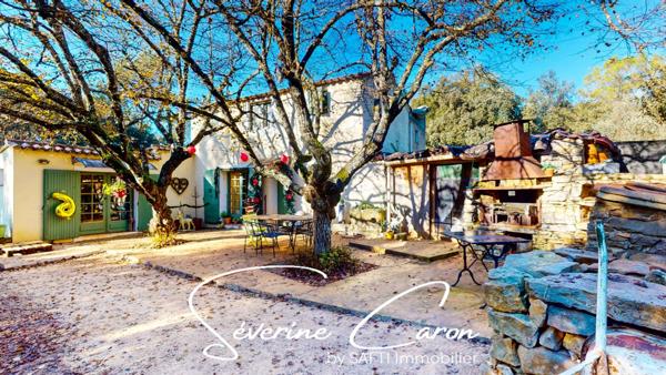 A Gonfaron - Petit Havre de Paix avec grands espaces, enclos, box et dépendance : combo rare