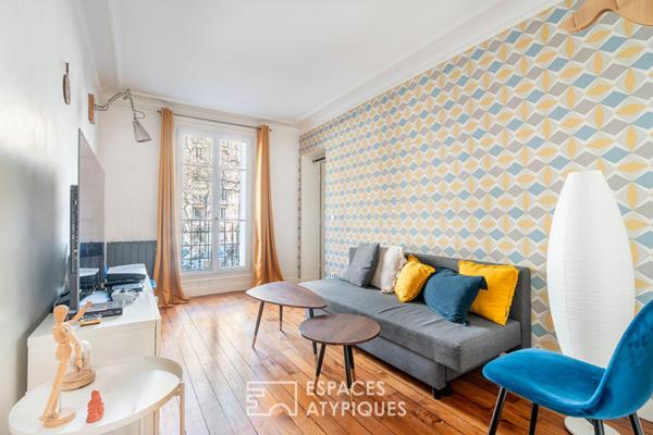 Appartement trois pièces pop au Père lachaise