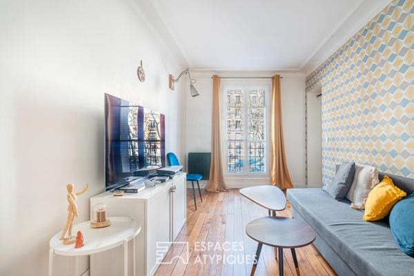 Appartement trois pièces pop au Père lachaise