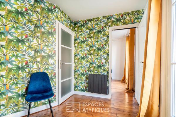 Appartement trois pièces pop au Père lachaise