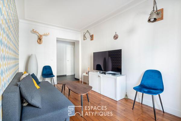 Appartement trois pièces pop au Père lachaise
