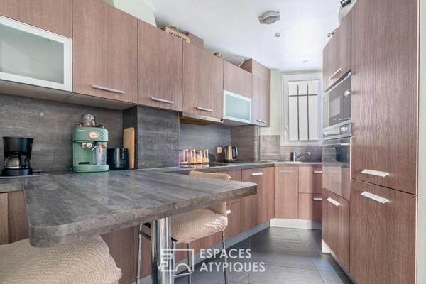 Appartement trois pièces pop au Père lachaise