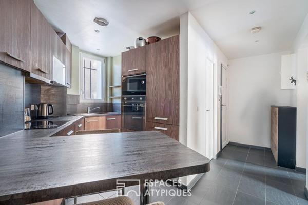 Appartement trois pièces pop au Père lachaise