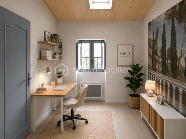 ✨ Et si votre prochaine histoire commençait ici ?
Au cœur d’un village plein de charme, cette maison lumineuse et parfaitement agencée vous séduira forcément.
Avec son côté authentique, elle offre un cadre de vie rare où tout se fait à pied… Un lieu idéal pour voir grandir vos enfants ou pour un investissement serein en colocation.
Venez la découvrir, vous pourriez bien avoir un coup de cœur pour ce lieu.

Caractéristiques
- Surface habitable 98 m2 : Répartie sur 2 étages +Rdc
- Nombre de chambres : 3 (idéalement séparées pour une colocation étudiante)
- 2 Salles de bain et 2 WC: séparés
- Plusieurs dressings et rangements

- Agencement optimal pour une vie familiale confortable si vous décidiez d'y vivre nombreux.
- Espaces nuits bien distincts garantissant l'intimité de chacun
(Certaines photos sont des projections d'aménagement réalisées par l'IA afin de valoriser le potentiel du bien)

Si vous aimez la vie de village, c'est le lieu idéal car à proximité de tous commerces et des écoles.
Petits travaux de rafraichissement à prévoir pour remise à votre goût.
Divers bus à proximité pour vous accompagner où vous le souhaitez (Valbonne/Antibes cannes etc....)
Très jolie vue ensoleillée sur Biot.

Pour plus d'informations ou pour organiser une visite, contactez moi : 0607703032