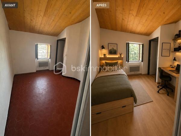 ✨ Et si votre prochaine histoire commençait ici ?
Au cœur d’un village plein de charme, cette maison lumineuse et parfaitement agencée vous séduira forcément.
Avec son côté authentique, elle offre un cadre de vie rare où tout se fait à pied… Un lieu idéal pour voir grandir vos enfants ou pour un investissement serein en colocation.
Venez la découvrir, vous pourriez bien avoir un coup de cœur pour ce lieu.

Caractéristiques
- Surface habitable 98 m2 : Répartie sur 2 étages +Rdc
- Nombre de chambres : 3 (idéalement séparées pour une colocation étudiante)
- 2 Salles de bain et 2 WC: séparés
- Plusieurs dressings et rangements

- Agencement optimal pour une vie familiale confortable si vous décidiez d'y vivre nombreux.
- Espaces nuits bien distincts garantissant l'intimité de chacun
(Certaines photos sont des projections d'aménagement réalisées par l'IA afin de valoriser le potentiel du bien)

Si vous aimez la vie de village, c'est le lieu idéal car à proximité de tous commerces et des écoles.
Petits travaux de rafraichissement à prévoir pour remise à votre goût.
Divers bus à proximité pour vous accompagner où vous le souhaitez (Valbonne/Antibes cannes etc....)
Très jolie vue ensoleillée sur Biot.

Pour plus d'informations ou pour organiser une visite, contactez moi : 0607703032