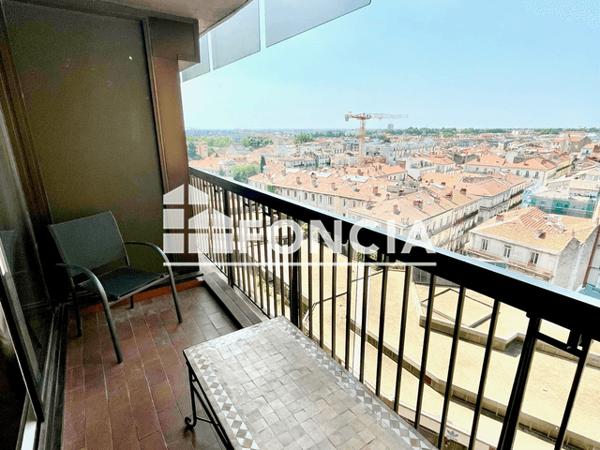 Location Appartement meublé 2 pièces 49.03 m² - 82 ALLEE JULES MILHAU Montpellier 34000
