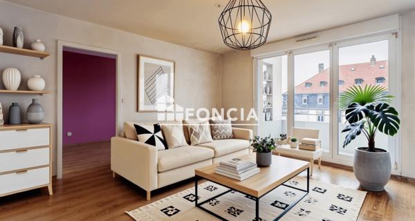 À vendre Appartement 3 pièces 53.08 m² - Strasbourg 67000