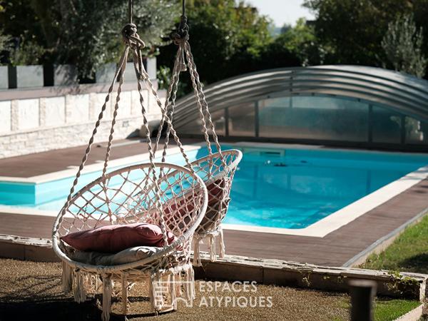 Maison familiale rénovée au coeur de la ville avec piscine