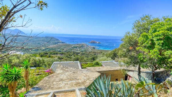 Vente propriété Centuri - Hameau de Cannelle T4 147 m²  avec terrain 5825 m² avec vue mer