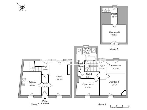 Location Maison 5 pièces 100.3 m² - 304 AVENUE DU MARECHAL FOCH Mont- De-marsan 40000
