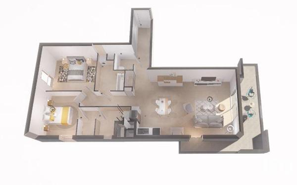 Appartement à vendre 3 pièces 85 m² Cagnes-sur-Mer