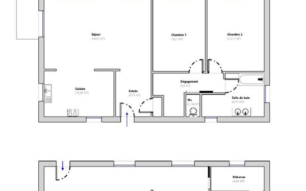 Maison à vendre    4 pièces • 80 m2 Le Bar-sur-Loup