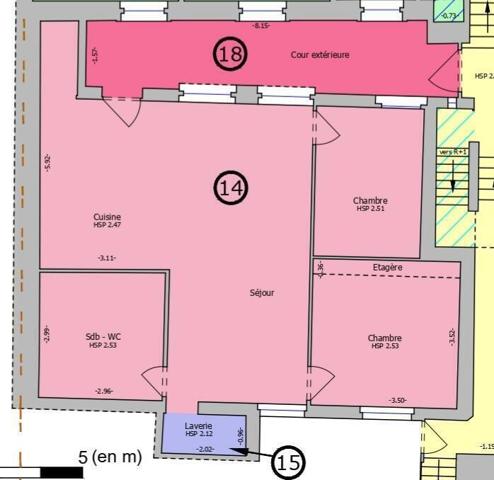 Appartement T3 71 m²